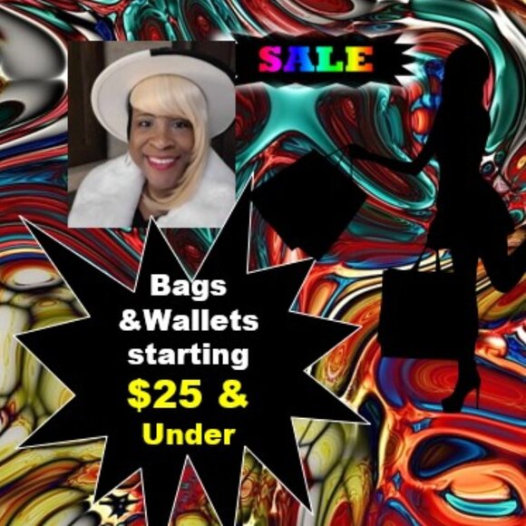 VARIOUS Handbags - BAGS and BACKPACKS $25 OR LESS - WALLETS & FANS🪭$15 or LESS🎉🎉🎉